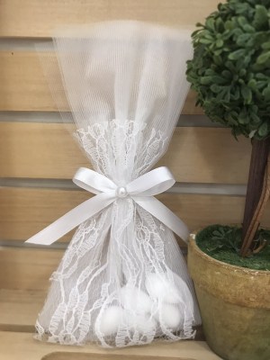 MPOMPONIERA-TOULI-DANTELA-LEFKO