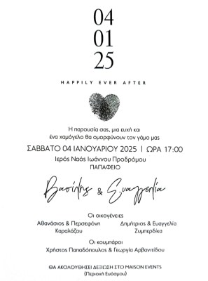 Προσκλητήρια γάμου οικονομικά