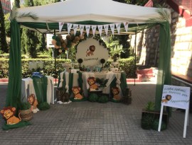 Στολίσμός τραπεζιού βάπτισης