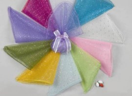 Μαντίλι οργαντίνα με strass