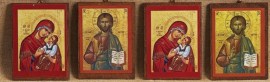 Μπομπονιέρες βάπτισης ξύλινη εικόνα